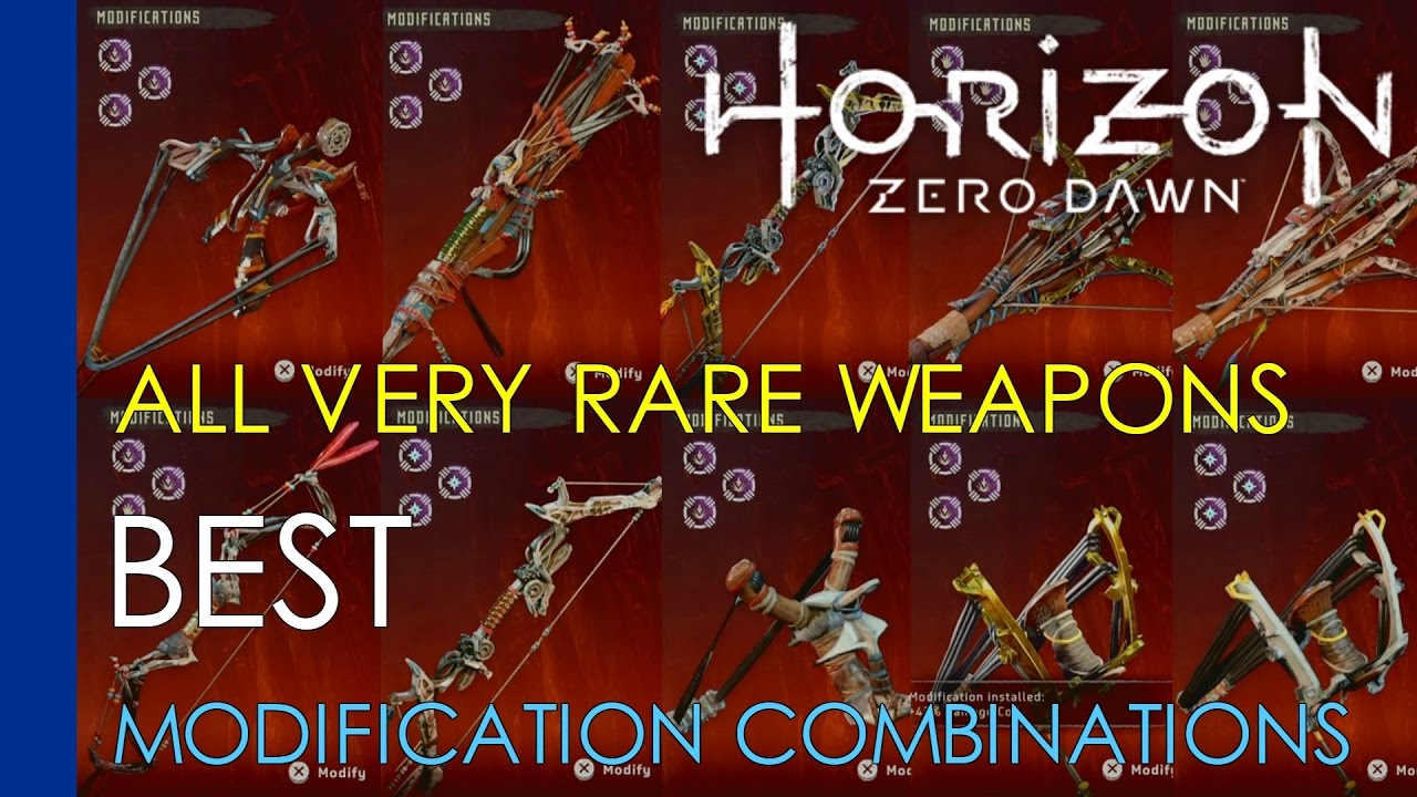 Horizon Zero Dawn Weapon Mods